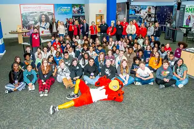 Students in JA Finance Park